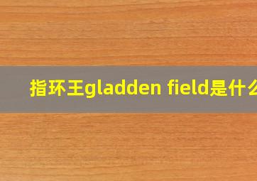 指环王gladden field是什么